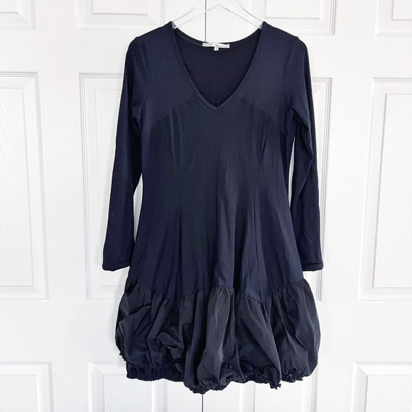 Sunlight Paris Dresses & Skirts - Sunlight Paris Acadie Black Long Sleeve Bubble Dress